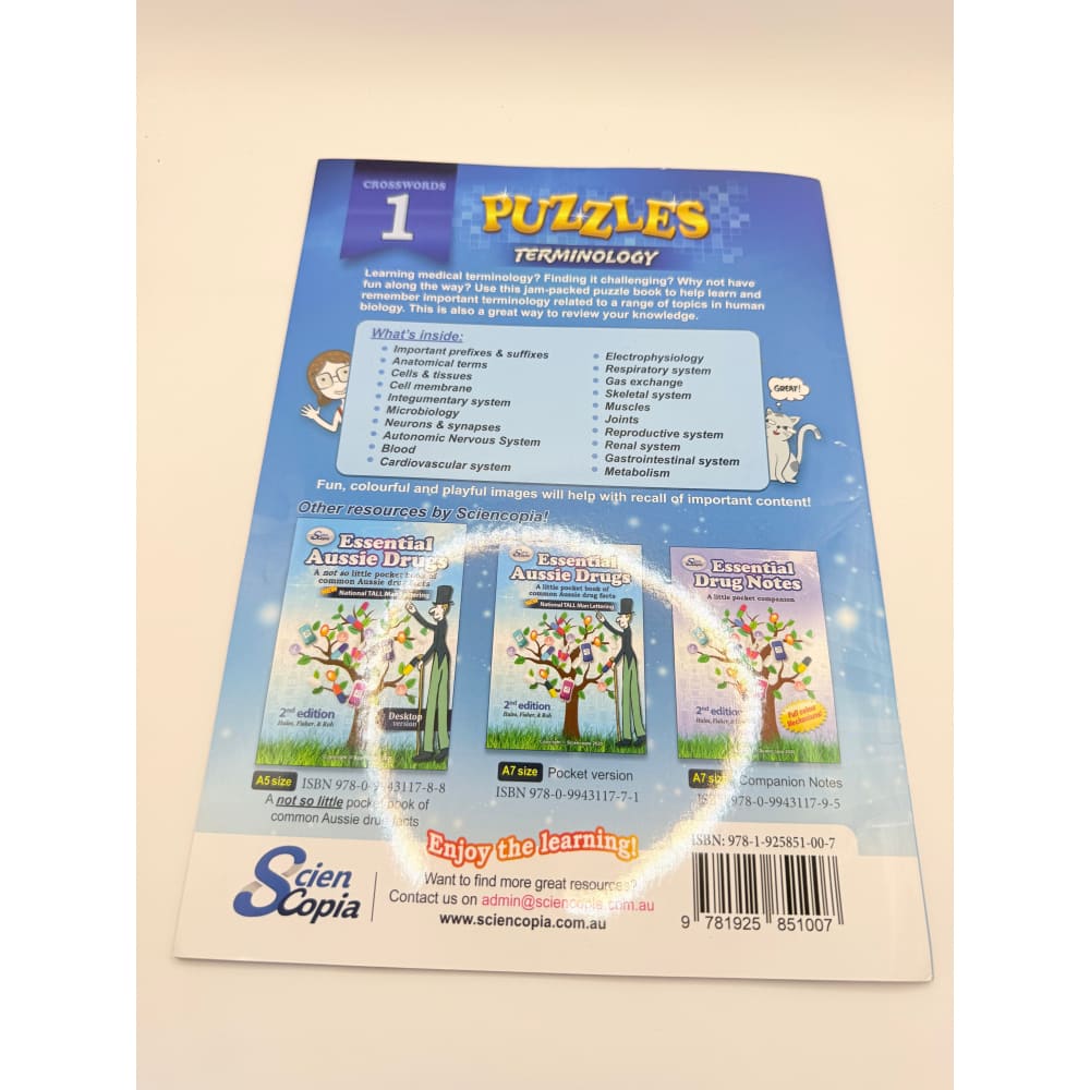 Human biology puzzles terminology crosswords 1 by hales fisher & roh - print books