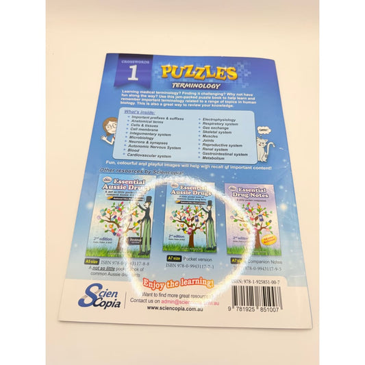 Human biology puzzles terminology crosswords 1 by hales fisher & roh - print books