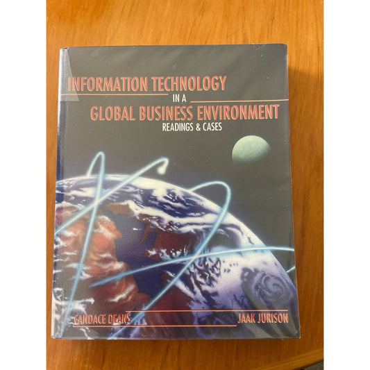 Information technology in a global business environment - print books book - condition: used - technology printed media