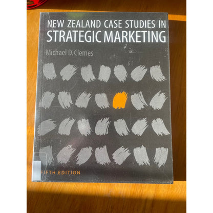 New zealand case studies in strategic marketing - michael d. Clemes - print books book - business - condition: used