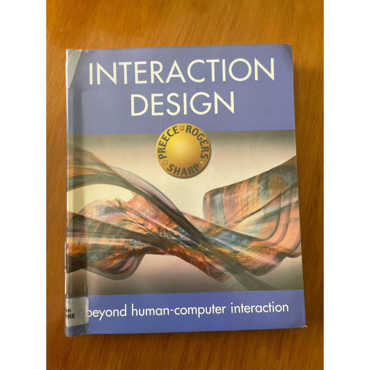 Interaction design: beyond human-computer interaction - print books book - condition: used - technology printed media