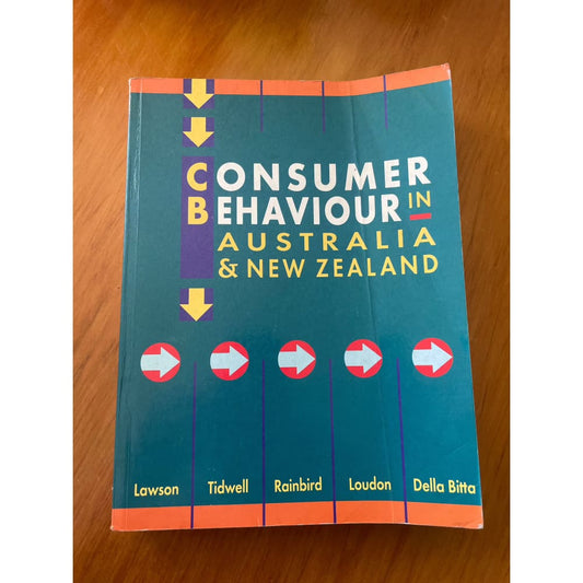 Consumer behaviour in australia & new zeeland - print books book - business - condition: used - non-fiction printed