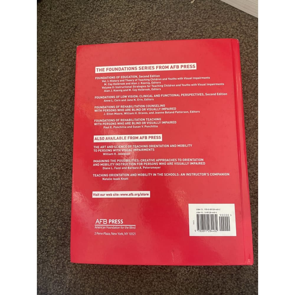 Foundations of orientation and mobility 3rd edition: volume 1 - print books book - clothing & fashion - mobility