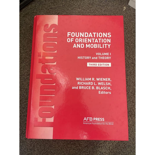 Foundations of orientation and mobility 3rd edition: volume 1 - print books book - clothing & fashion - mobility