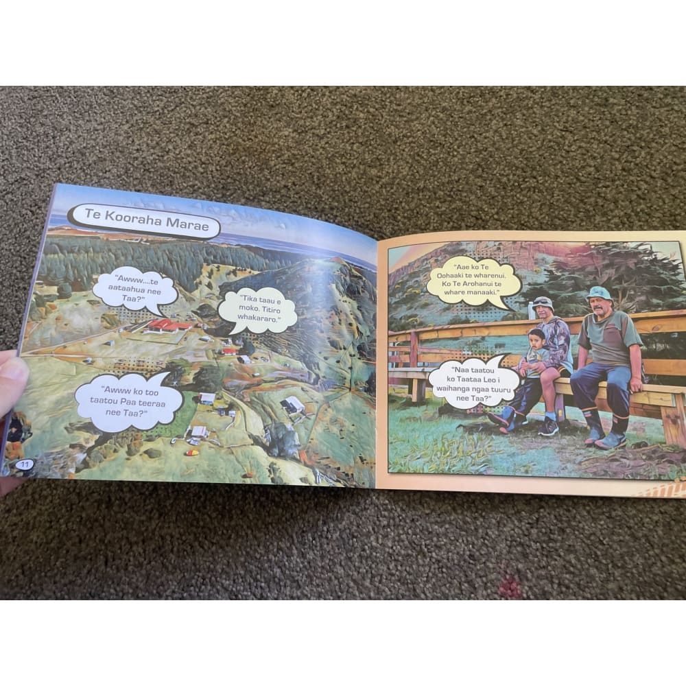 Te reo picture book - print books book - cultural printed media