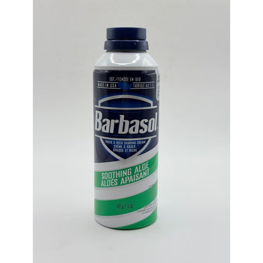 Barbasol thick & rich soothing aloe shaving cream 142g - shaving creams health and wellness
