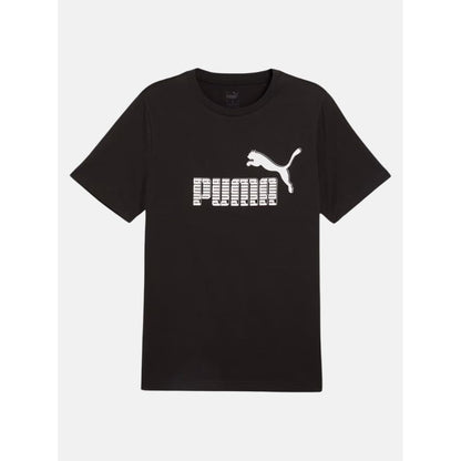 Puma graphics size s black no.1 logo tee - t-shirts tops men’s apparel