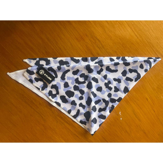 Kylomi purple leopard print dog bandana - pet apparel pet apparel & accessories