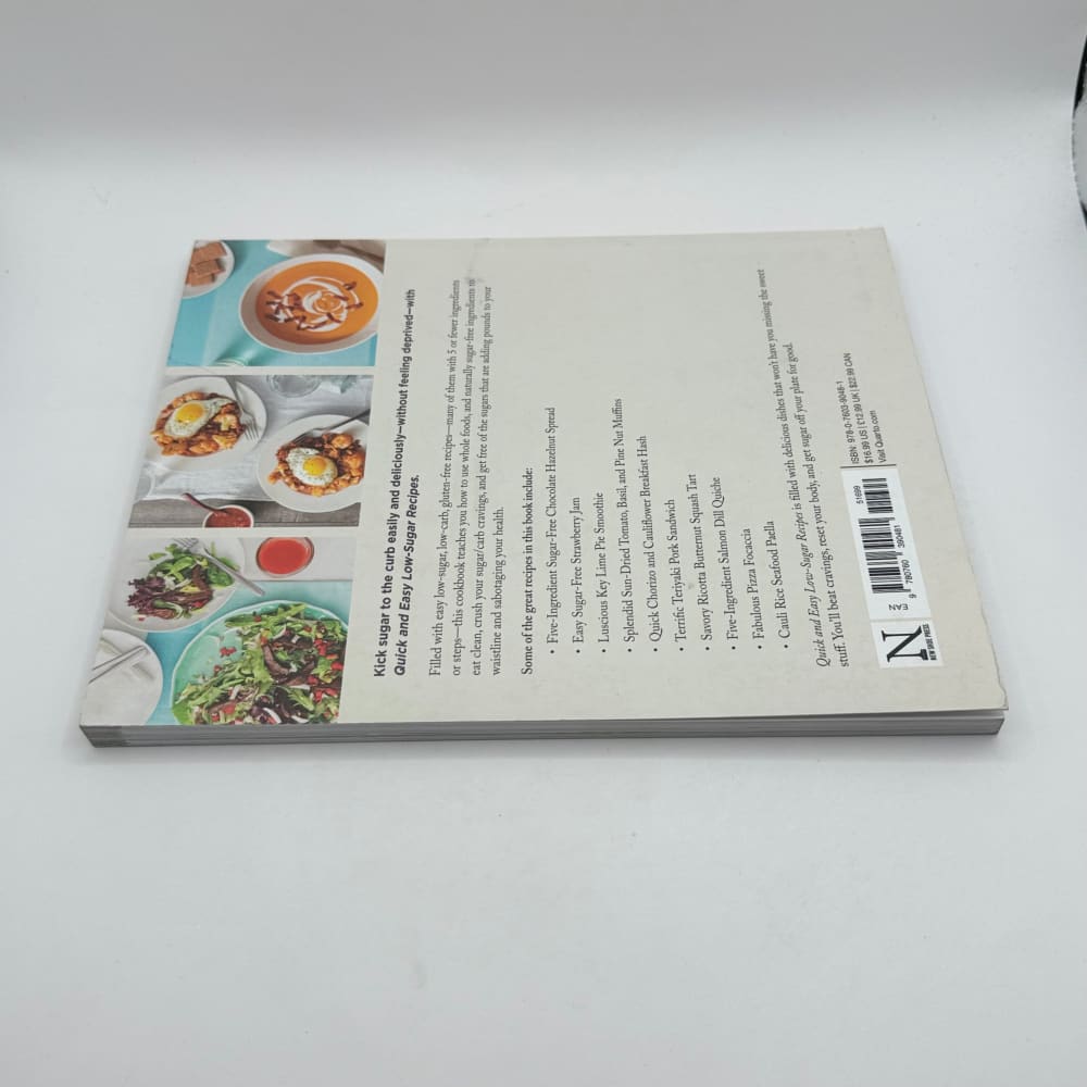 Quick and easy low-sugar recipes by elviira krebber - print books printed media
