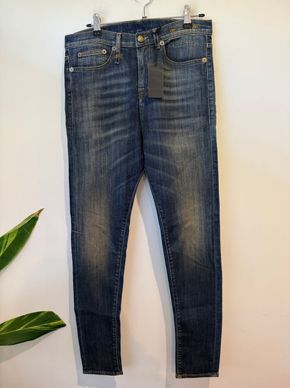 R13 Drop Shoreditch Blue jeans size 27 front view
