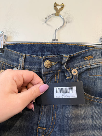 R13 Drop jeans size 27 retail tag RRP 375