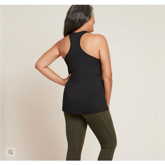 Boody active womens racer tank - black - size m - tank tops top women’s apparel