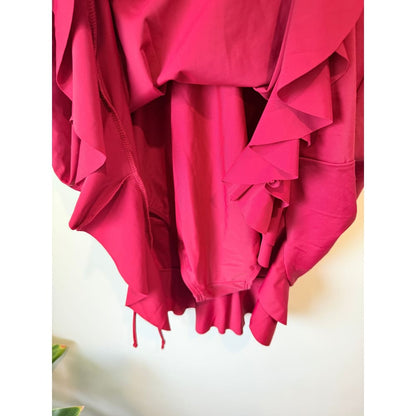 Lilyyease size xl ruched swim dress in raspberry - swim dresses bottom women’s apparel
