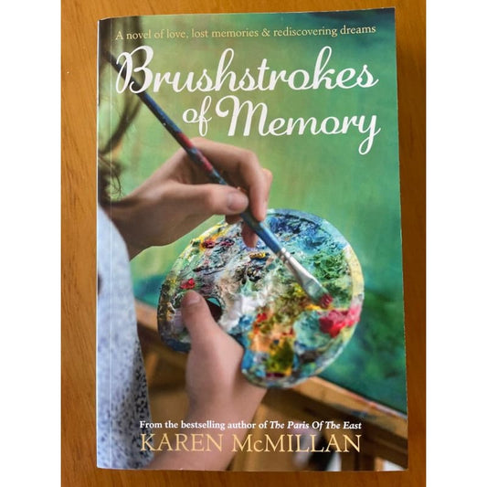 Brushstrokes of memory - karen mcmillan - print books book - condition: used - fiction - fiction book printed media