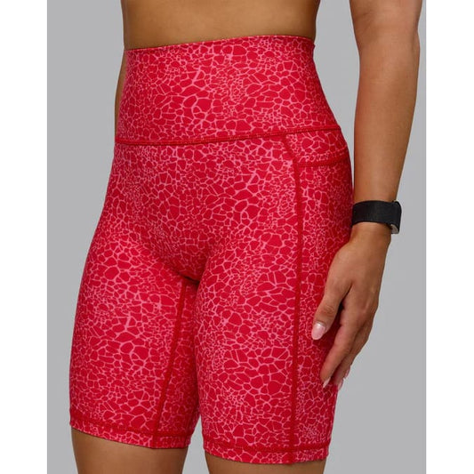 Lskd size l fusion bike short red virality - shorts special categories women’s apparel