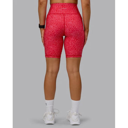 Lskd size l fusion bike short red virality - shorts special categories women’s apparel