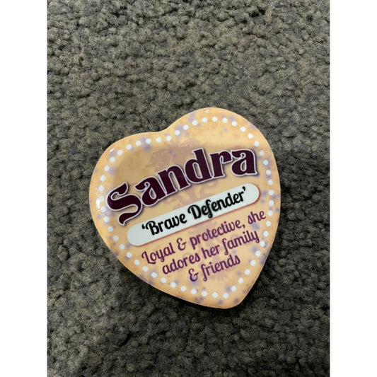 Sandra personalised fridge magnet - refrigerator magnets decor - home & living - home decor & furniture - magnets
