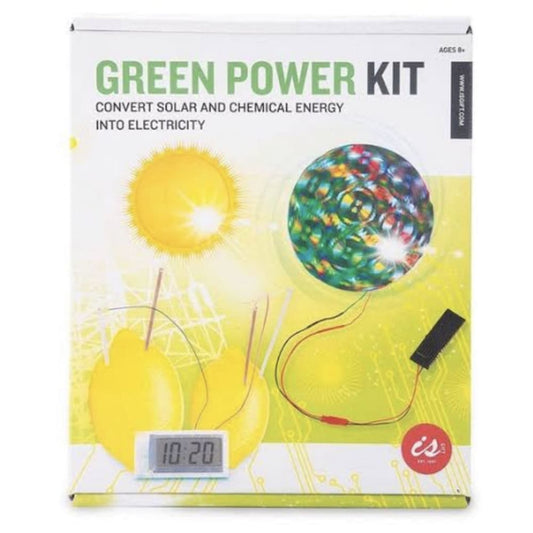 Green power kit: covert solar & chemical energy into electricity - science & exploration sets power & charging - power
