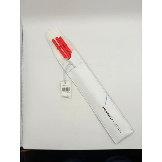 Alice + olivia starbucks limited edition reusable straw set - drinking straws & stirrers home&living materials