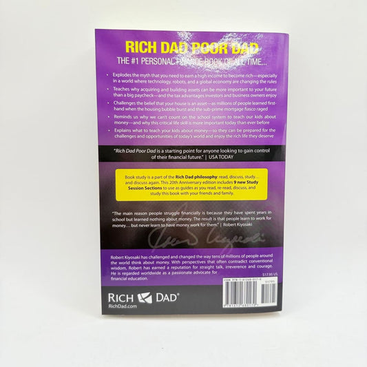 Rich dad poor dad by robert t. Kiyosaki - print books