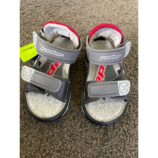 Rider sandals size 6 rider k2 comfort baby grey/black - baby & toddler shoes shoes children’s apparel
