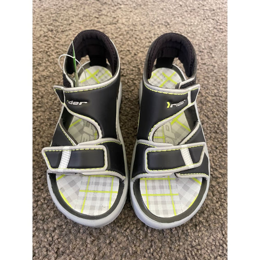 Rider comfort baby sandals – size 9 | adjustable lightweight & beach-ready fun - black/grey 1 - baby & toddler sandals