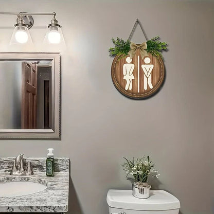 Bathroom sign - novelty signs home&living materials
