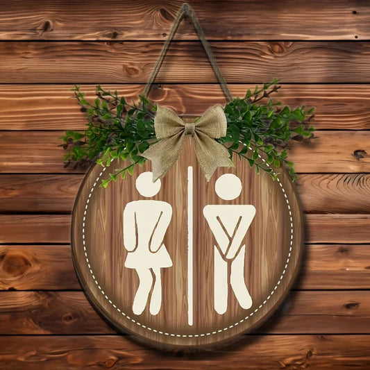 Bathroom sign - novelty signs home&living materials