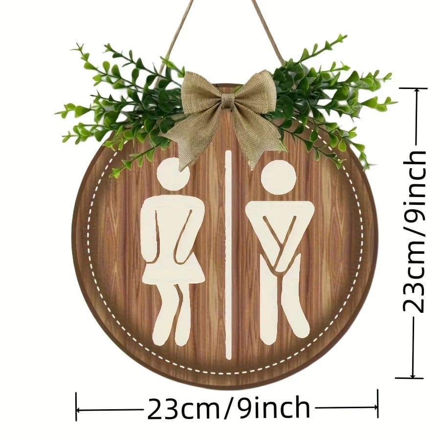Bathroom sign - novelty signs home&living materials