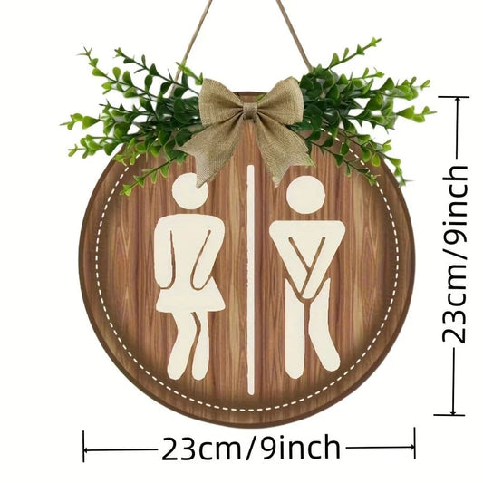 Bathroom sign - novelty signs home&living materials