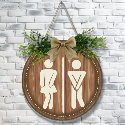 Bathroom sign - novelty signs home&living materials