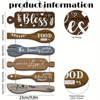 Rustic kitchen wall sign - novelty signs home&living materials