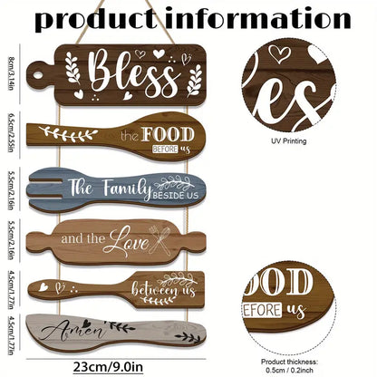 Rustic kitchen wall sign - novelty signs home&living materials