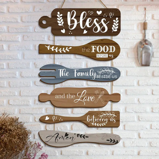 Rustic kitchen wall sign - novelty signs home&living materials