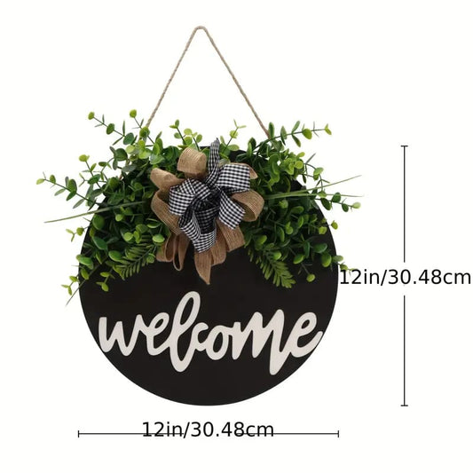 Rustic wooden welcome sign – warmly greet guests in style - novelty signs home&living materials