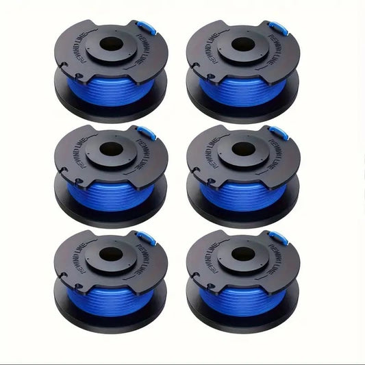 6 rolls ryobi compatible feed line - weed trimmer spools home&living materials