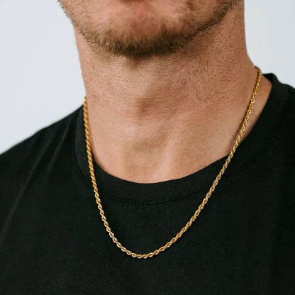 Saar nixon 18k gold plated rope chain necklace 53cm - necklaces condition: used - necklace fashion accessories