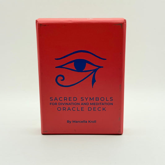 Sacred symbols oracle deck by marcella kroll - for divination & meditation - note cards what’s new stationery