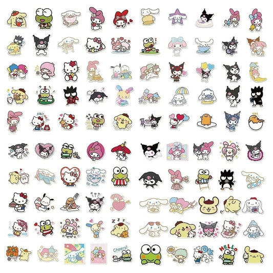 100x sanrio decals - decorative stickers crafts