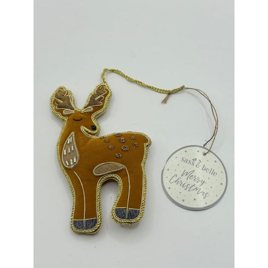 Sass & belle deer zari decoration - holiday ornaments seasoseasonal & holidays decorationsnal & holidays decorations