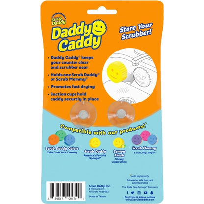 Scrub daddy daddy caddy smart storage sponge holder - sponges & scouring pads cleaning - home & living - kitchen
