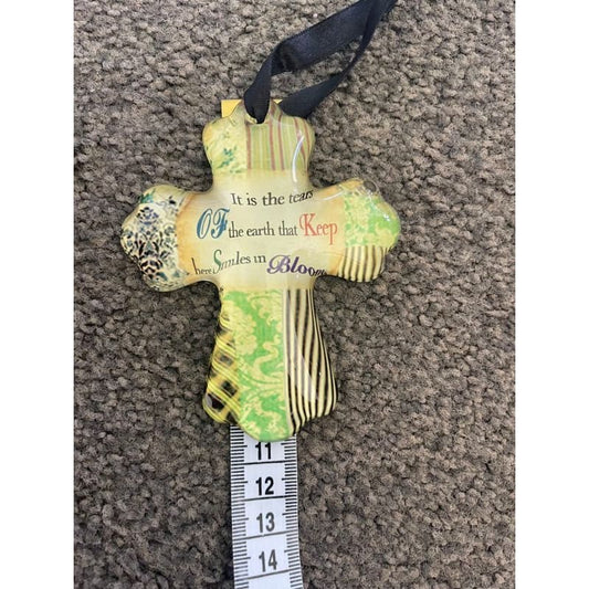 Small cross wall hanging - sculptures & statues cross crafts
