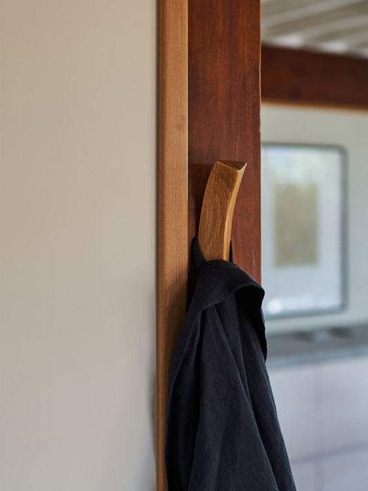Citta Bow Wall Hook in Oak