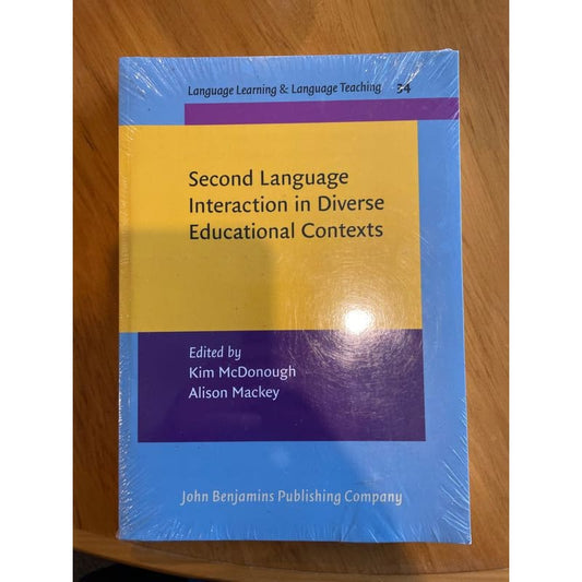 Second language interaction in diverse educational contexts – brand new hardcover - print books book - language &