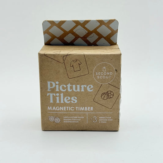 Second scout picture tiles – magnetic timber destinations (20 pieces) - educational toys what’s new toys