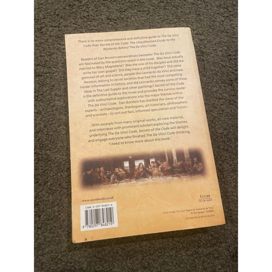 Secrets of the code: the unauthorised guide to the mysteries of the da vinci - print books book - literature