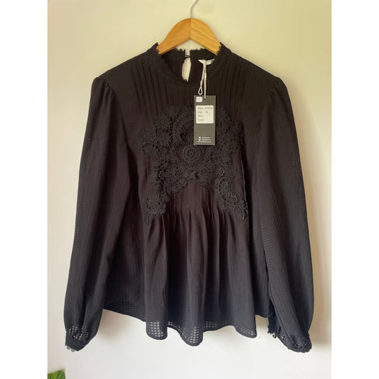 Seduce nz size 10 lace detail top - clothing tops blouse - clothing & fashion - designer clearance - top women’s apparel