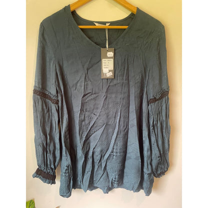 Seduce nz size 8 sofia viscose / rayon blend top - clothing tops blouse - clothing & fashion - designer clearance - top