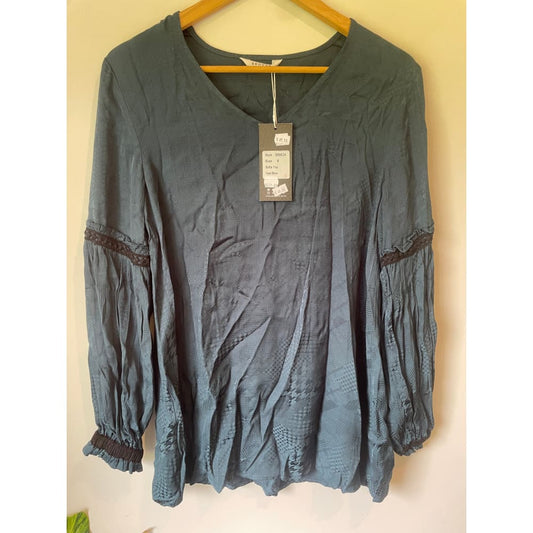 Seduce nz size 8 sofia viscose / rayon blend top - clothing tops blouse - clothing & fashion - designer clearance - top