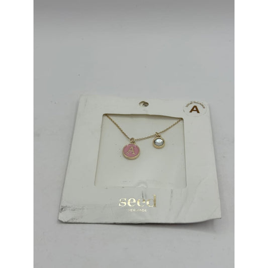 Seed heritage initial a pendant necklace - necklaces necklace fashion accessories